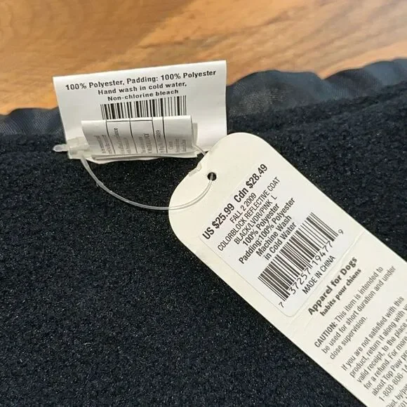 Top paw NWT fall winter dog jacket purple/pink - Picture 3 of 9